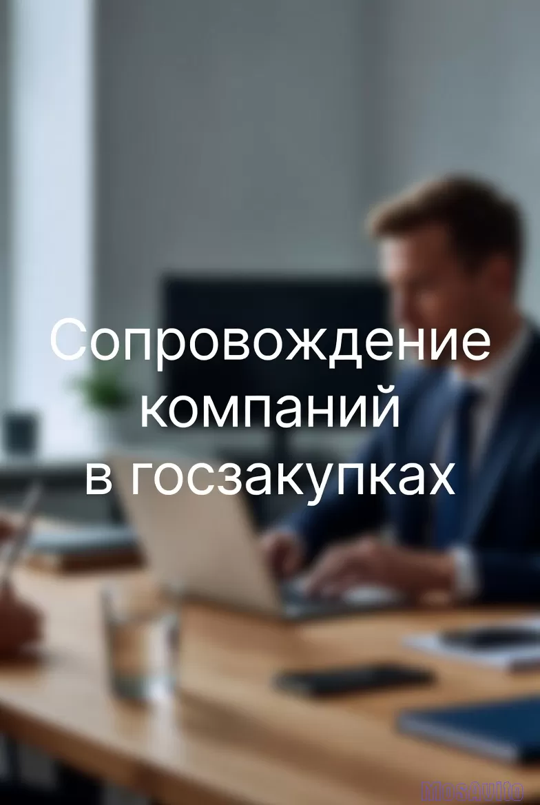 Услуги юриста по госзакупкам. Тендерное сопровождение под ключ